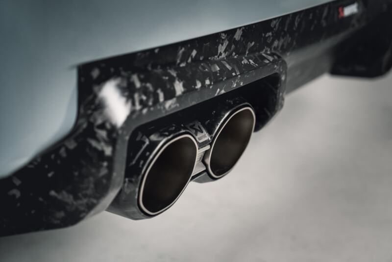 Akrapovic BMW M2 Coupe (G87) Tail Pipe Set - Chopped Carbon