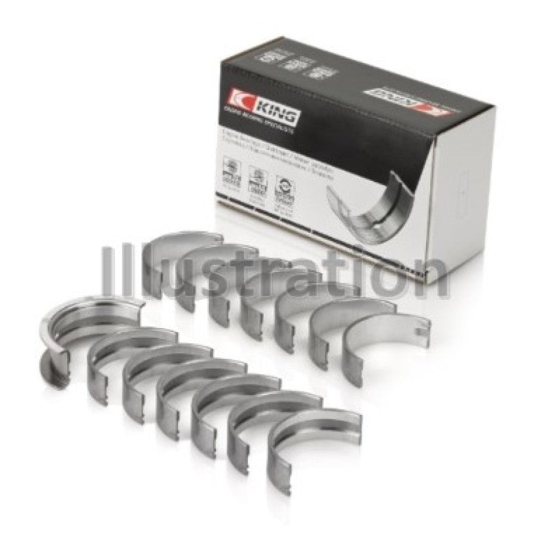 King Engine Bearings BMW N55B30A/N53B30A/N52B30A Main Bearing Set - Size +0.50mm