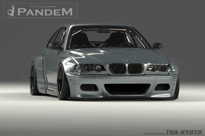 GReddy 99-06 BMW E46 Coupe Pandem Wide Body Rear Fenders (SPECIAL ORDER)