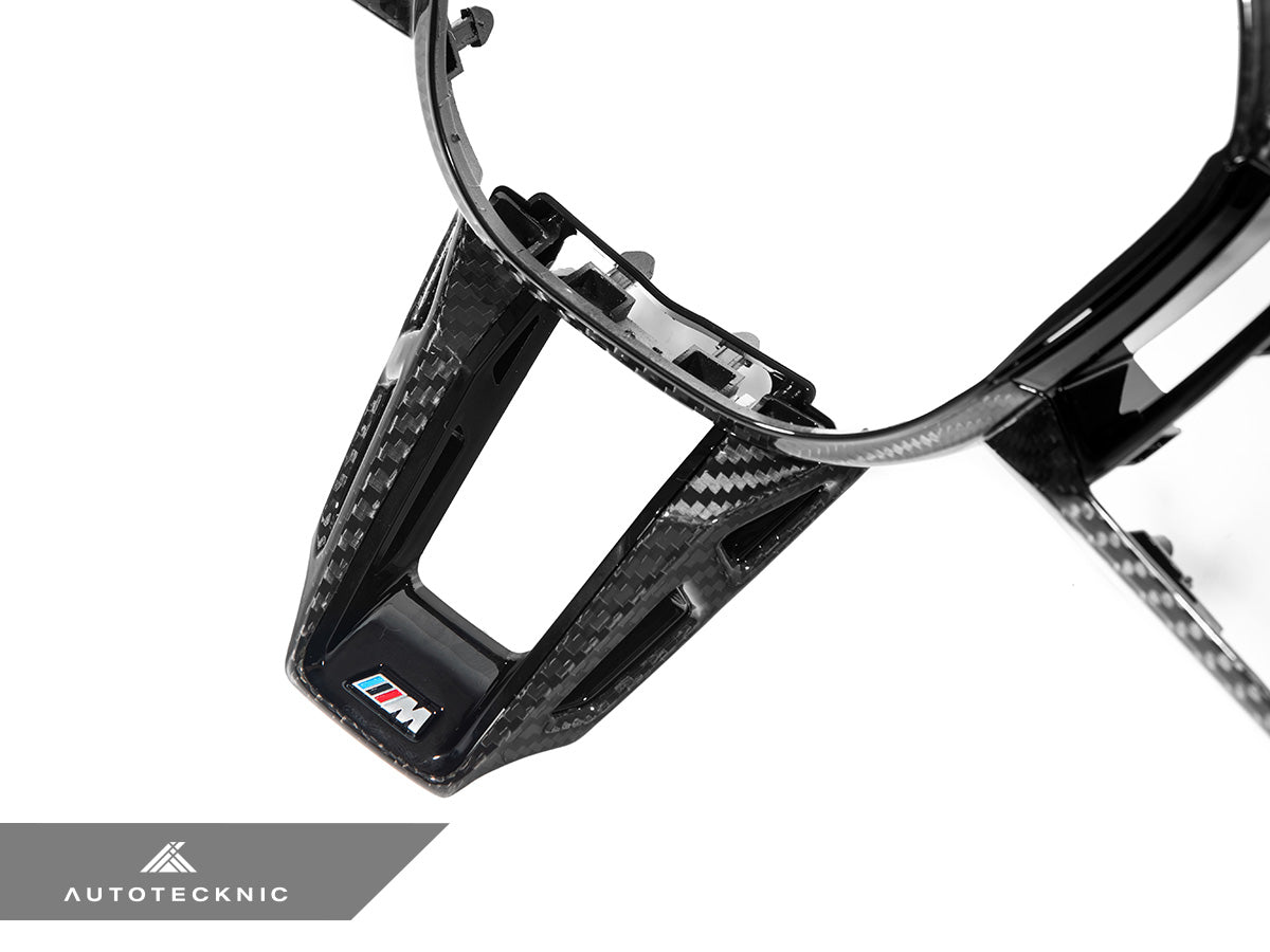 AutoTecknic Carbon Fiber Steering Wheel Trim - U11 X1 | U10 X2 M35i