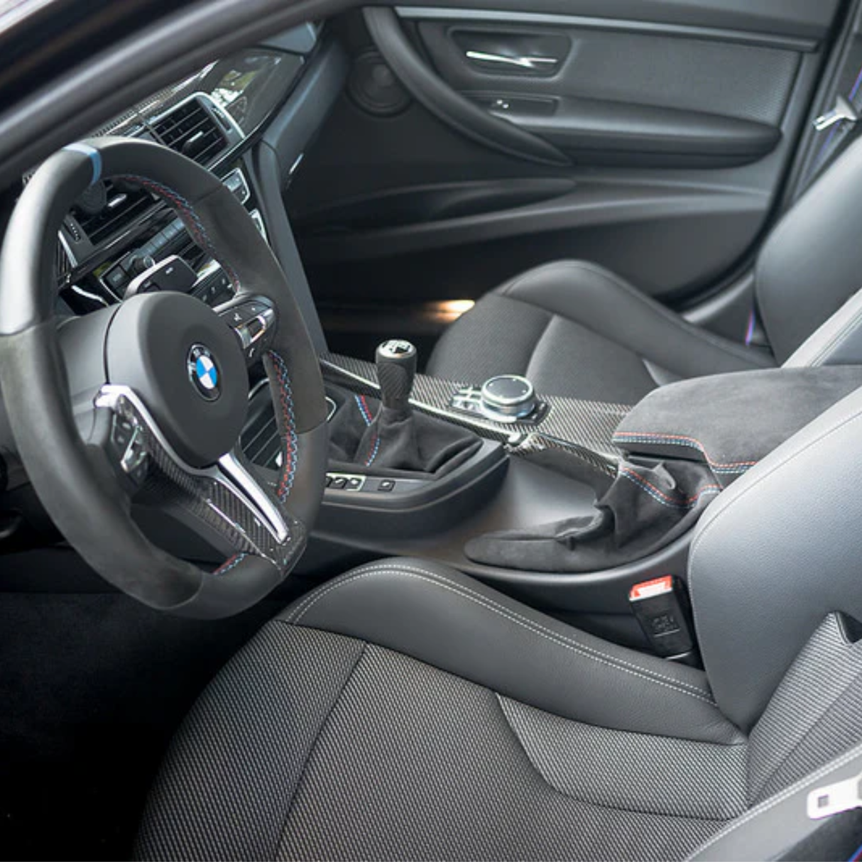 Genuine BMW Performance Carbon/Alcantara E Brake Boot + Handle - 34402358363