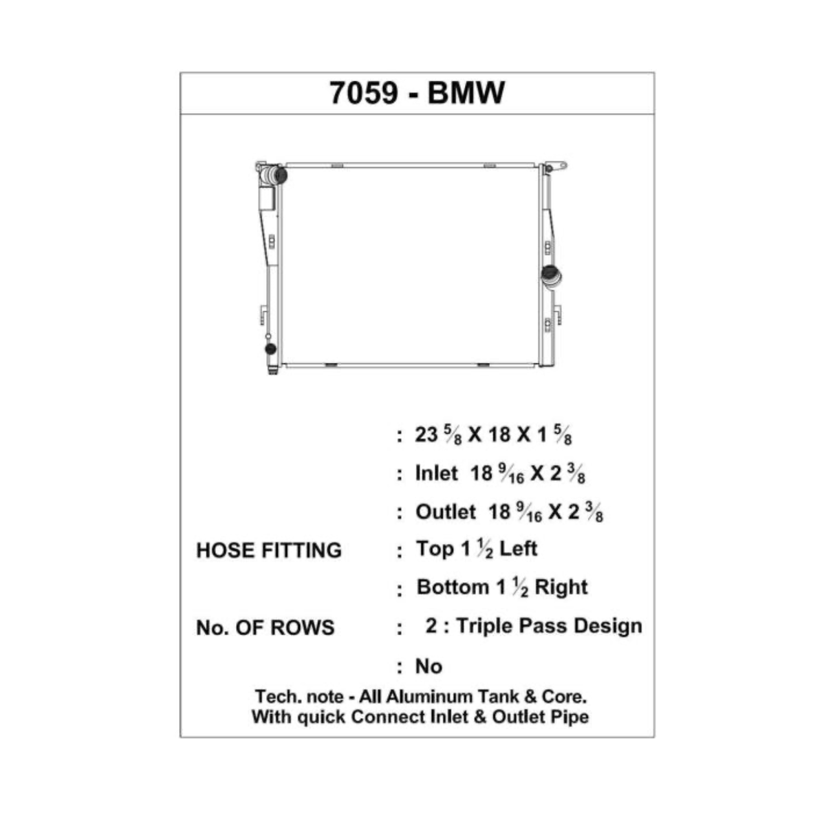 CSF E9X M3 Aluminum Radiator
