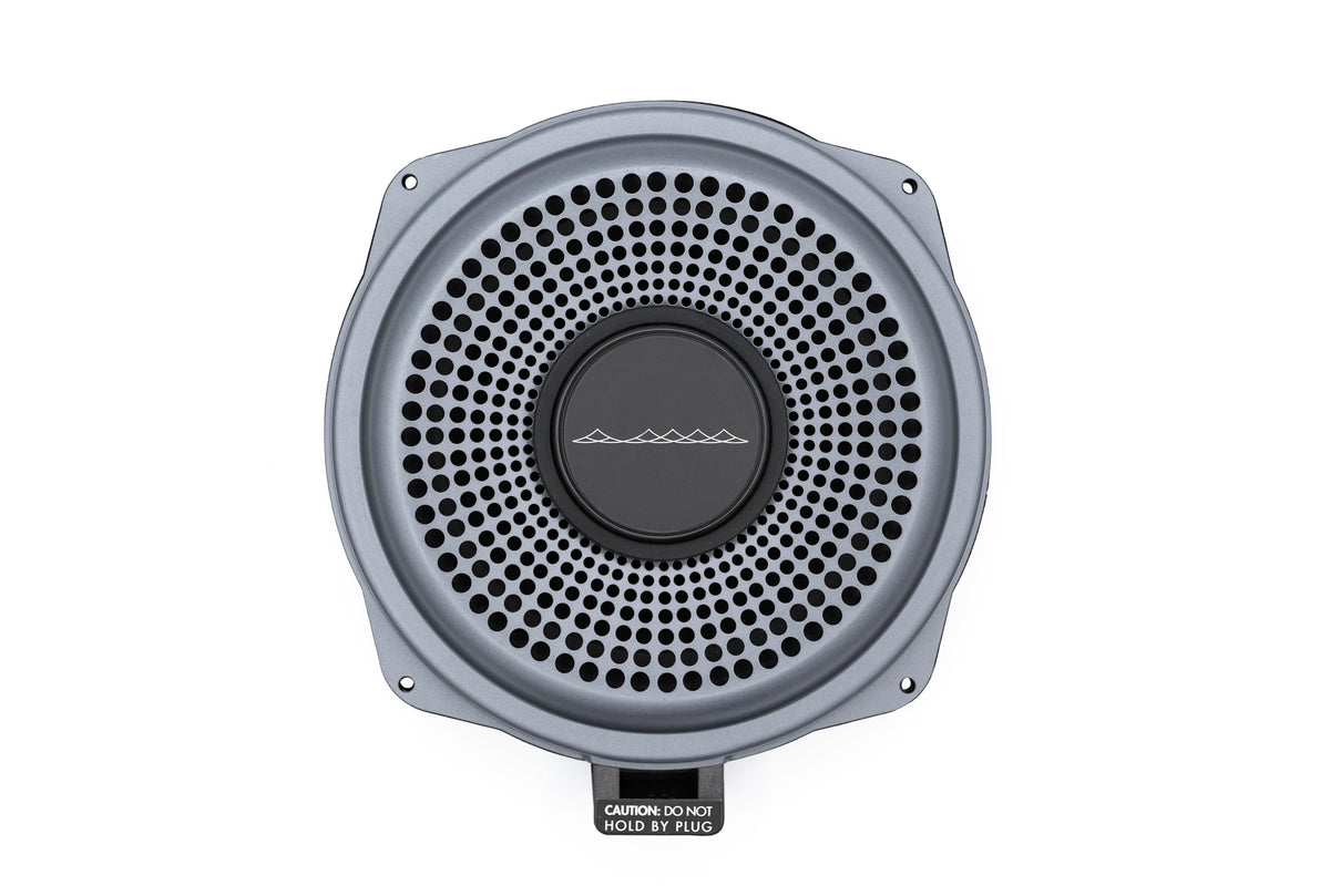 BACKORDERED - SHIPS SECOND HALF OF SEPTEMBER- RECOMMEND YOU ORDER NOW TO LOCK IN DISCOUNT AND LIMITED FUTURE INVENTORY - Bavsound Ghost BMW Underseat Subwoofer V3, 8 Ohm, Pair