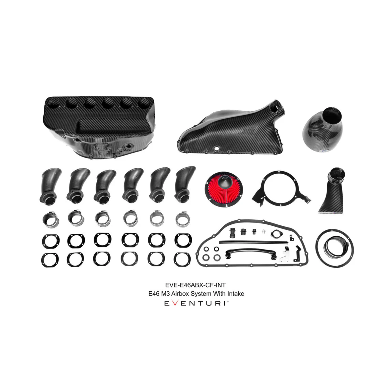 Eventuri E46 M3 Hybrid Carbon Fiber CSL Style Airbox