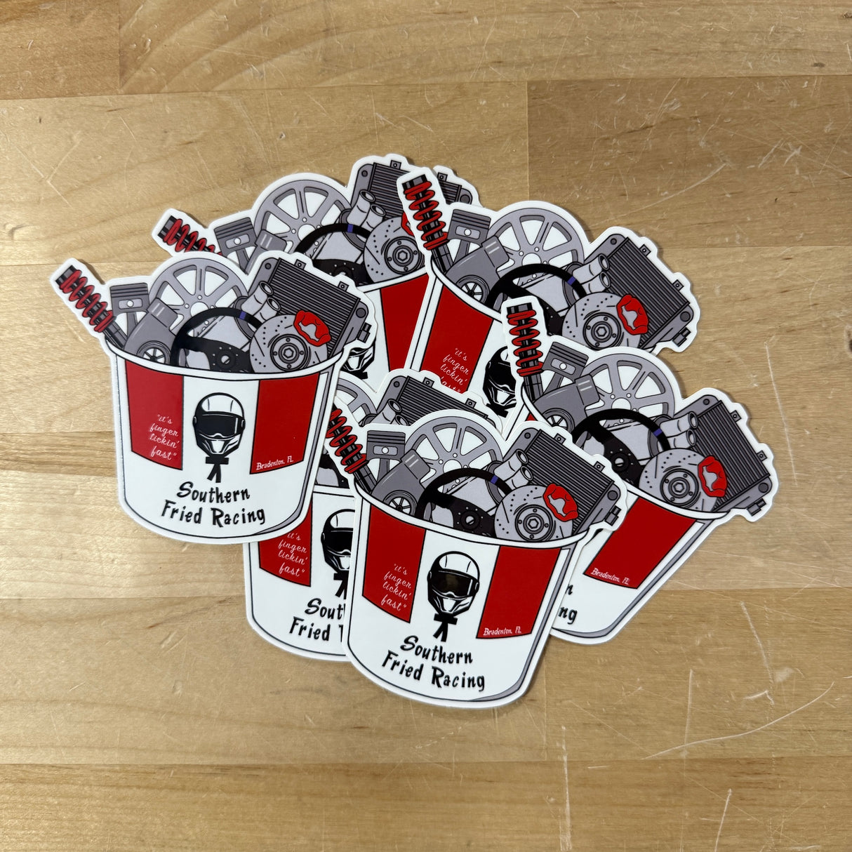 Southern Fried Racing Sticker