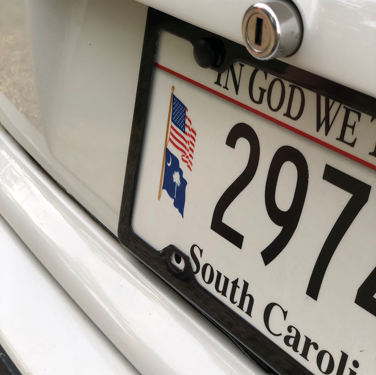 Carbon Fiber License Plate Frame