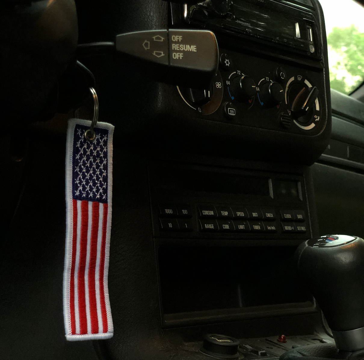 American Flag Jet Tag
