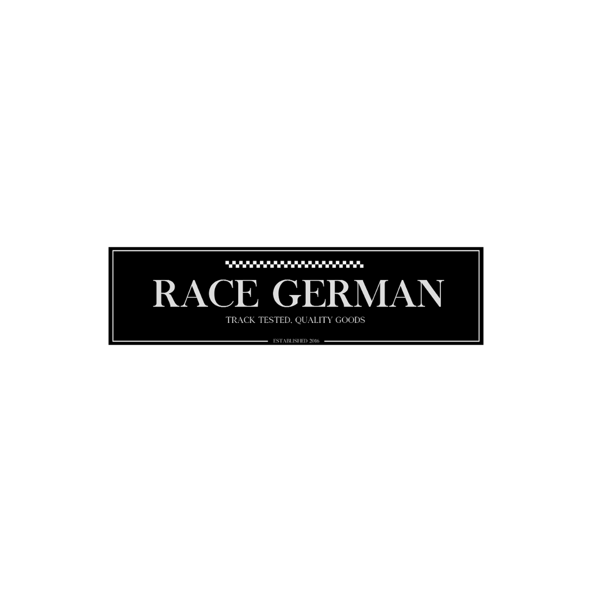 RG Motorsport Bumper Sticker