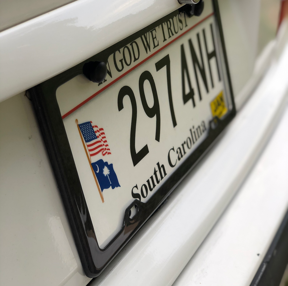 Carbon Fiber License Plate Frame