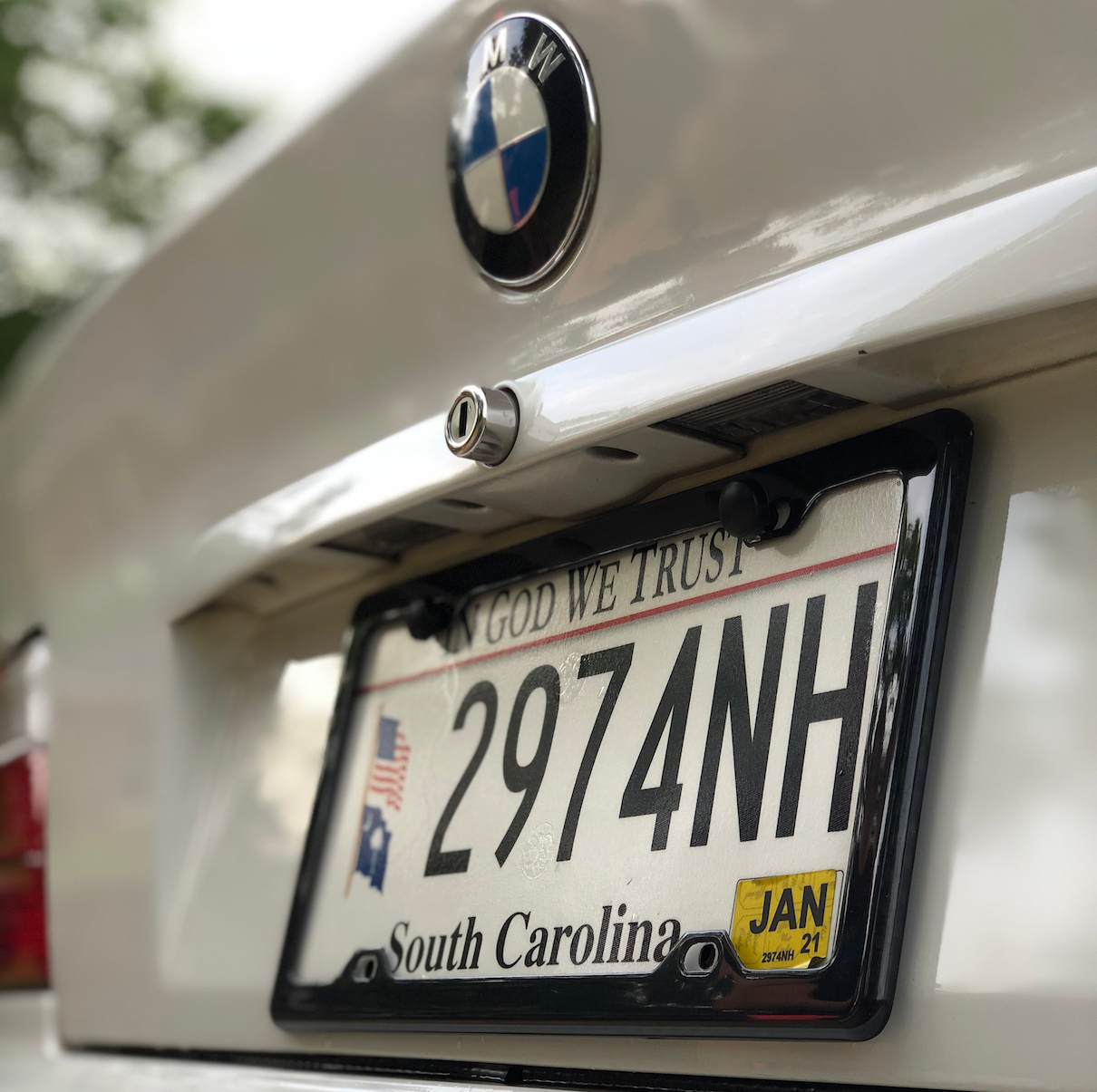 Carbon Fiber License Plate Frame