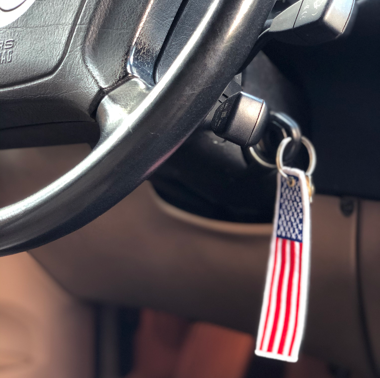 American Flag Jet Tag