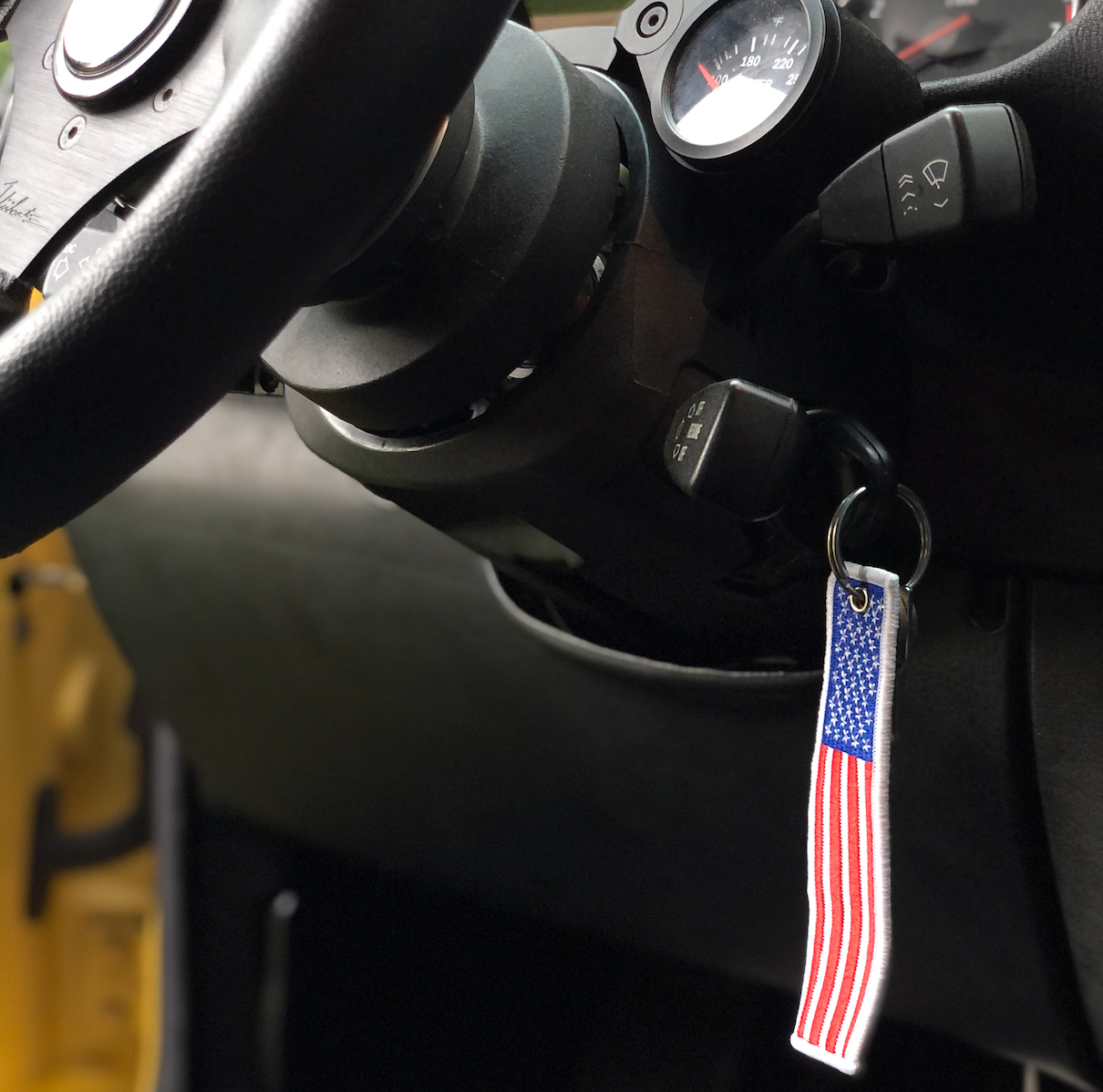 American Flag Jet Tag