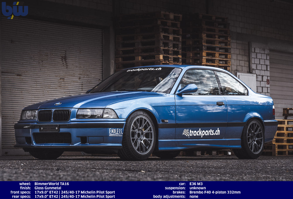 Bimmerworld E36 Forged Ta16 17X8.5/9.0 Staggered Wheel Set