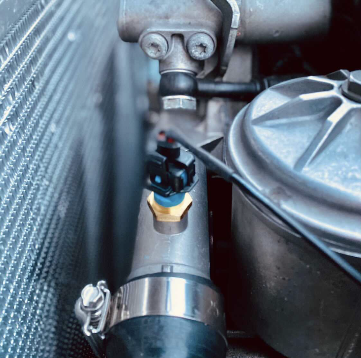 Tapped EZ Bleed Thermostat Housing With Coolant Sensor