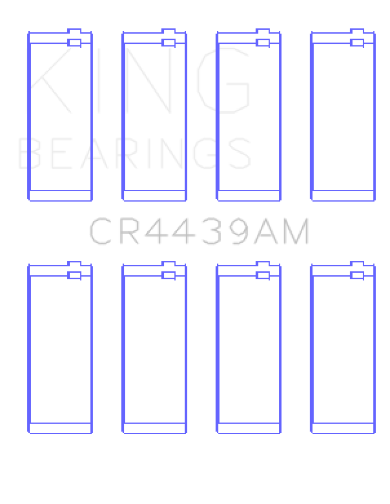 King Engine Bearings BMW M10 (Size STD) Rod Bearing Set
