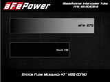 aFe BladeRunner 2.5-3in Hot Side Charge Pipe Black 20-21 BMW Z4 M40i (G29) L6-3.0L (t) B58