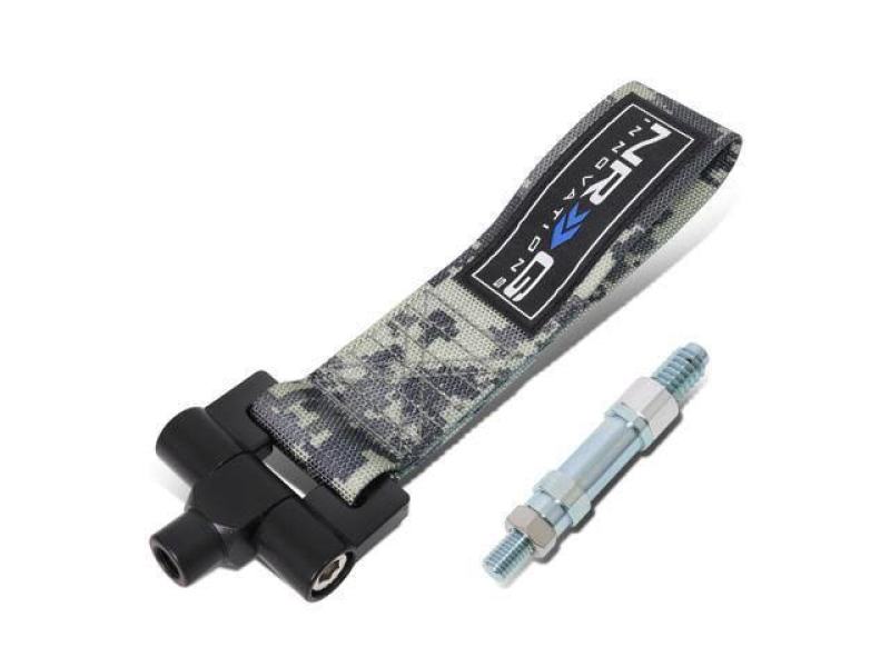 NRG Bolt-In Tow Strap Digital Camo- BMW E30 (5000lb. Limit)