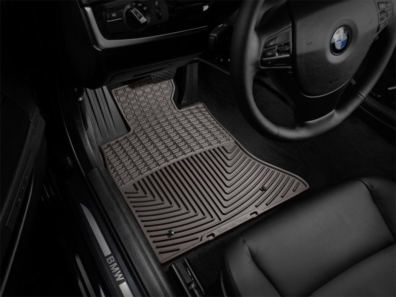 WeatherTech 2011-2016 BMW 5-Series (F10) Front Rubber Mats - Cocoa