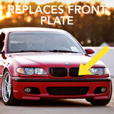Genuine BMW E46 Front Plate Filler (Non M/ZHP)