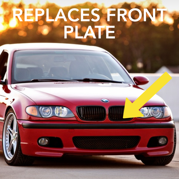 Genuine BMW E46 Front Plate Filler (Non M/ZHP)