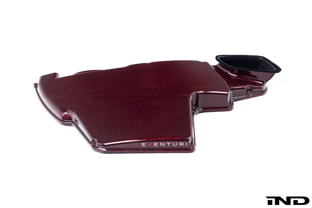 Eventuri BMW E9X M3 (S65) Colored Kevlar Airbox Lid - Red