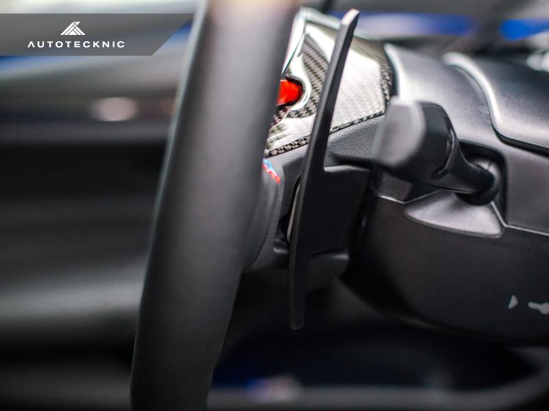 AutoTecknic Replacement Carbon Steering Wheel Top Cover - G80 M3 | G82/ G83 M4