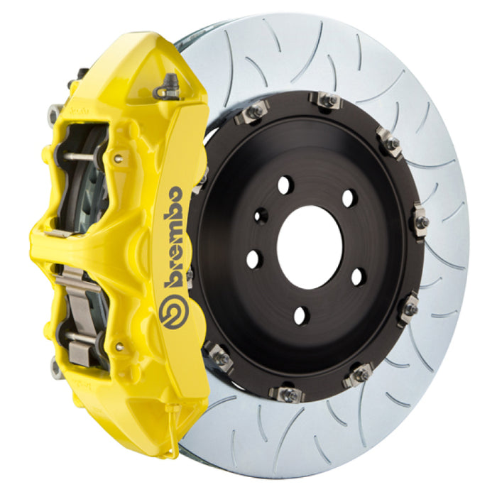 Brembo 08-13 M3 (E90/E92/E93) Front GT BBK 6 Piston Cast 380x34 2pc Rotor Slotted Type-3- Yellow