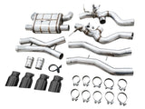 AWE Tuning SwitchPath Cat-Back Exhaust for BMW G8X M3/M4 - Diamond Black Tips