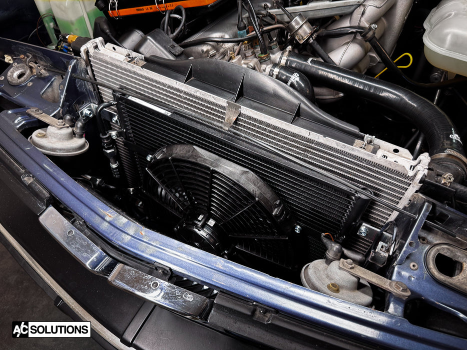 CSF E28 Parallel Flow Condenser + 13" SPAL Fan Combo