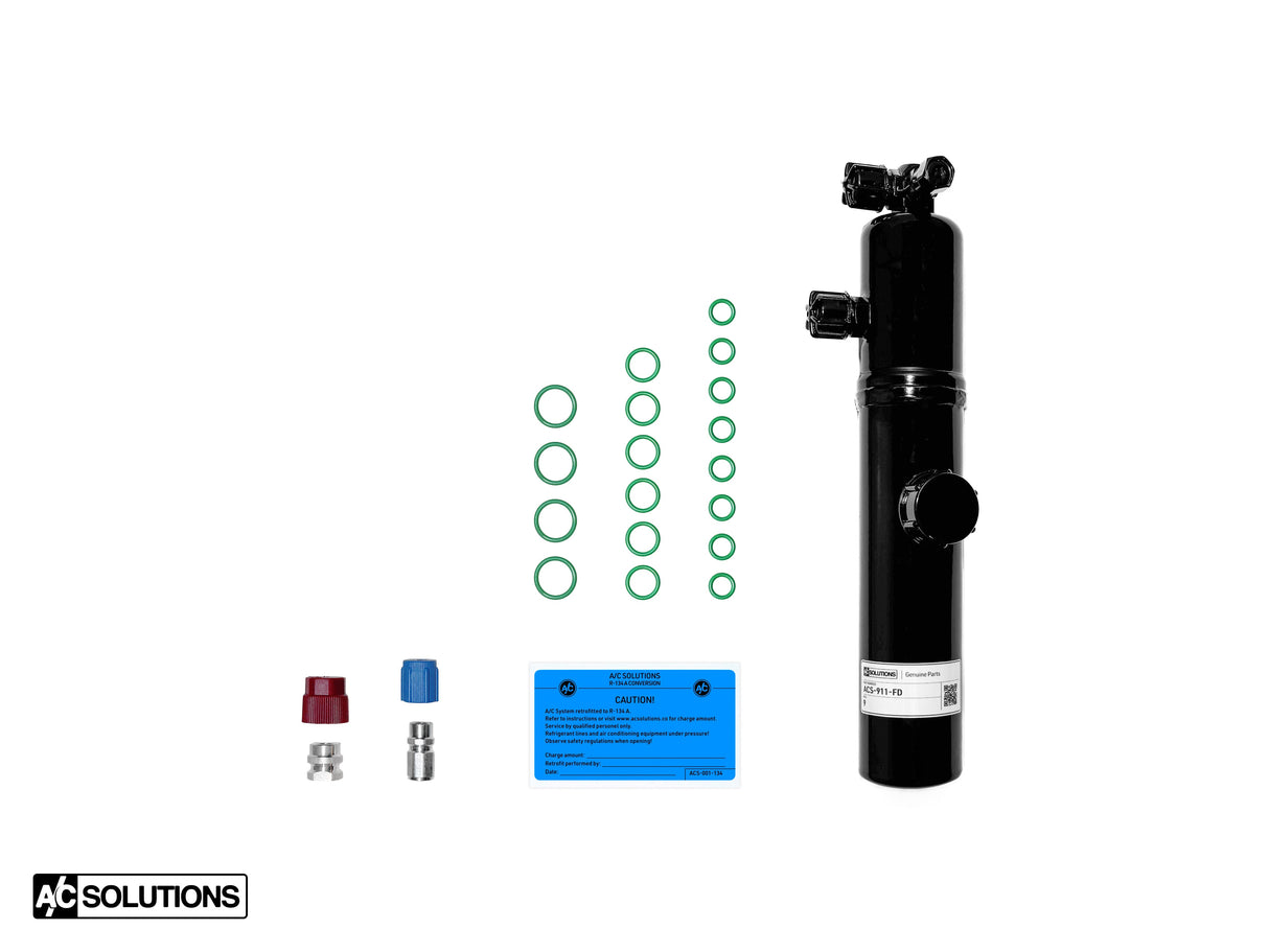 A/C Solutions Porsche 911/930 R134a Retrofit Kit (1984-1989)