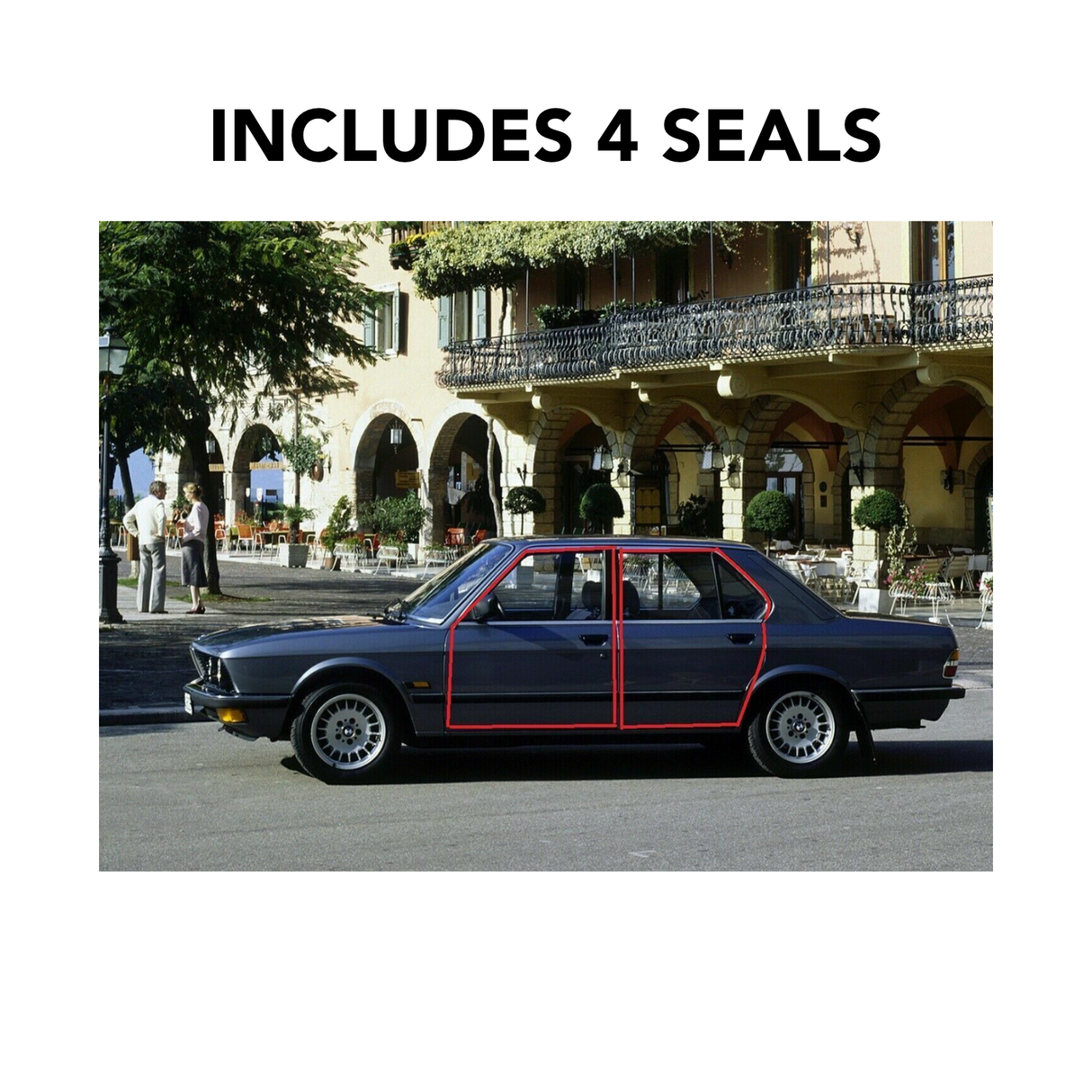 E28 Door Seals
