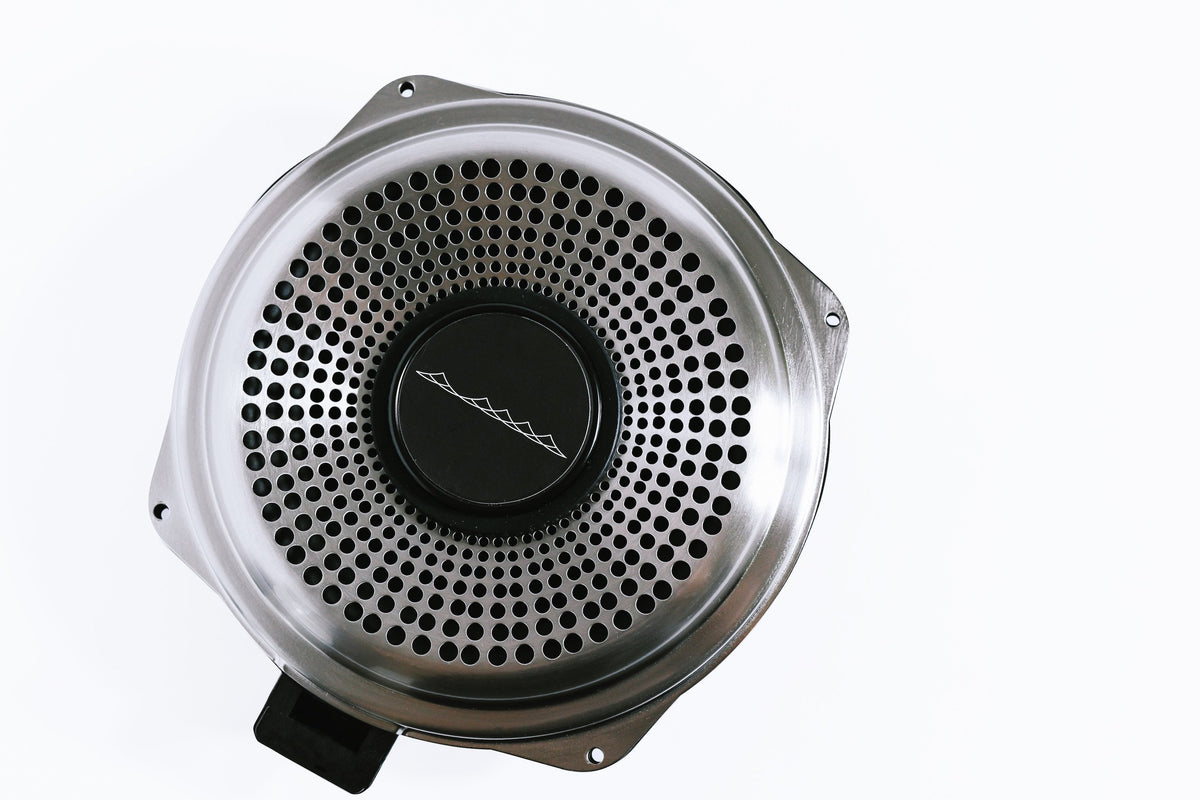 BACKORDERED - SHIPS SECOND HALF OF SEPTEMBER- RECOMMEND YOU ORDER NOW TO LOCK IN DISCOUNT AND LIMITED FUTURE INVENTORY - Bavsound Ghost Underseat Subwoofers for BMW, V3, 8 Ohm, Pair [REQUIRES HEAT GUN & DRILL]