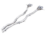 AWE Tuning Track Edition Cat-Back Exhaust for BMW G8X M3/M4 - Chrome Silver Tips