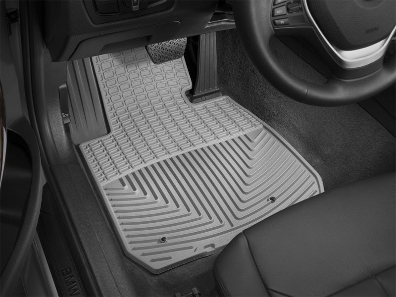 WeatherTech 12+ BMW 3-Series (F30) Front Rubber Mats - Grey