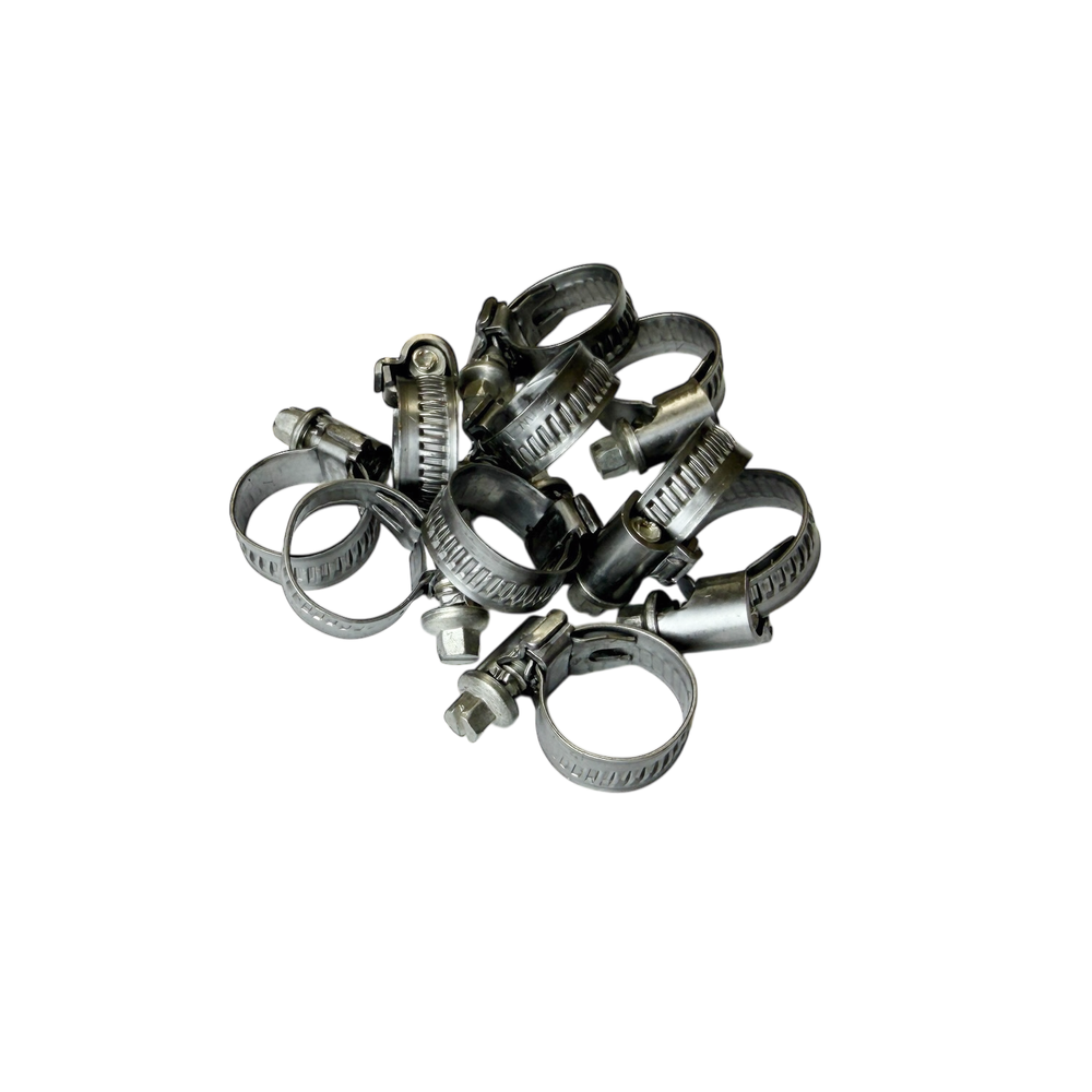 Lot Of 10 Fuel Line Hose Clips (11mm) For Moto Guzzi V7 Sport / Lemans 750/850/1000
