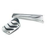 Genuine BMW Stainless Steel Auto Pedal Covers - 35002232278