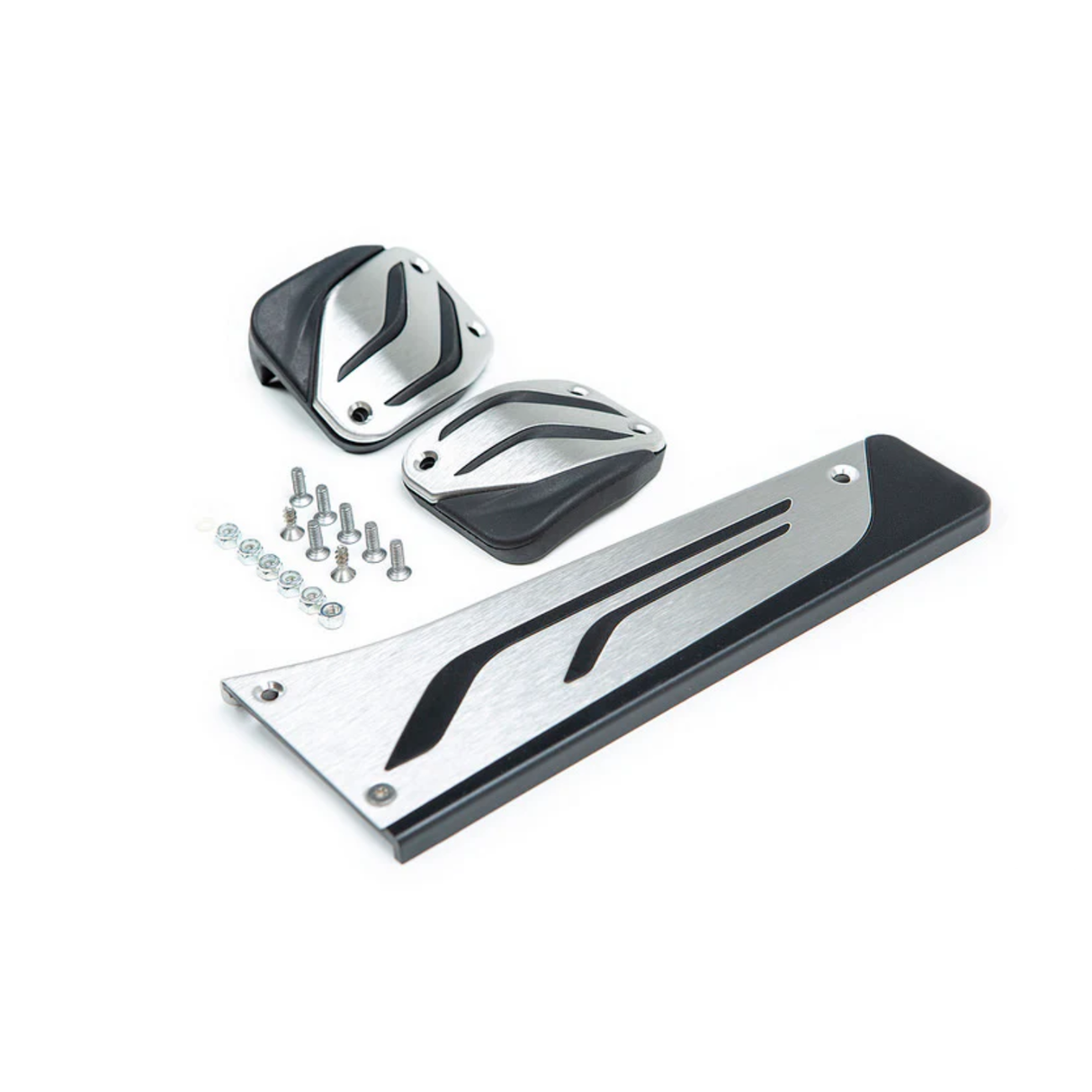 Genuine BMW Stainless Steel Manual Pedal Covers - 35002232276