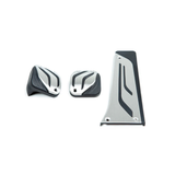 Genuine BMW Stainless Steel Manual Pedal Covers - 35002232276