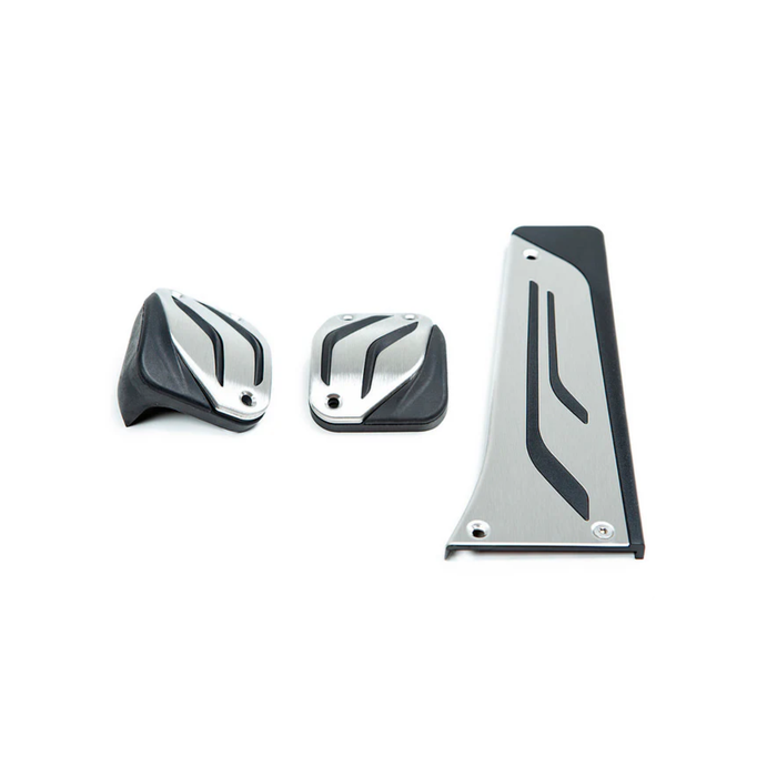 Genuine BMW Stainless Steel Manual Pedal Covers - 35002232276