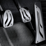 Genuine BMW Stainless Steel Manual Pedal Covers - 35002232276