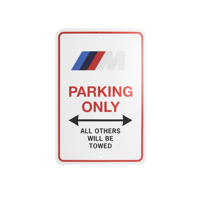 Genuine BMW ///M Parking Only Sign - 82125B4FE90