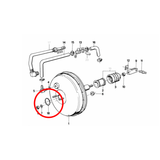 BMW Brake Master Cylinder O-Ring Gasket - ATE 34314650345