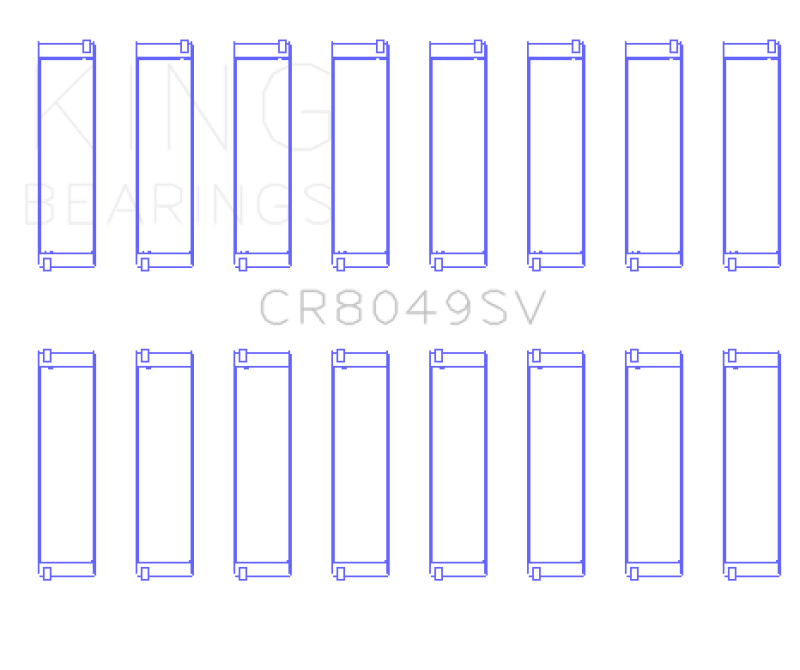 King Engine Bearings 08-11 BMW N62/N63/S63 Rod Bearing Set