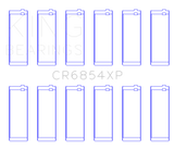 King Engine Bearings BMW S50B30 (Size .026) Connecting Rod Bearings (Set of 6)