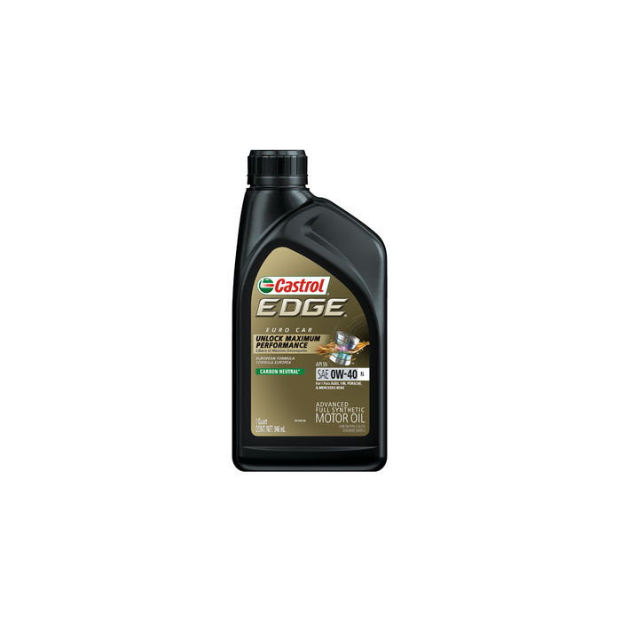 Castrol Edge 0W40 Euro Oil - 1 Liter