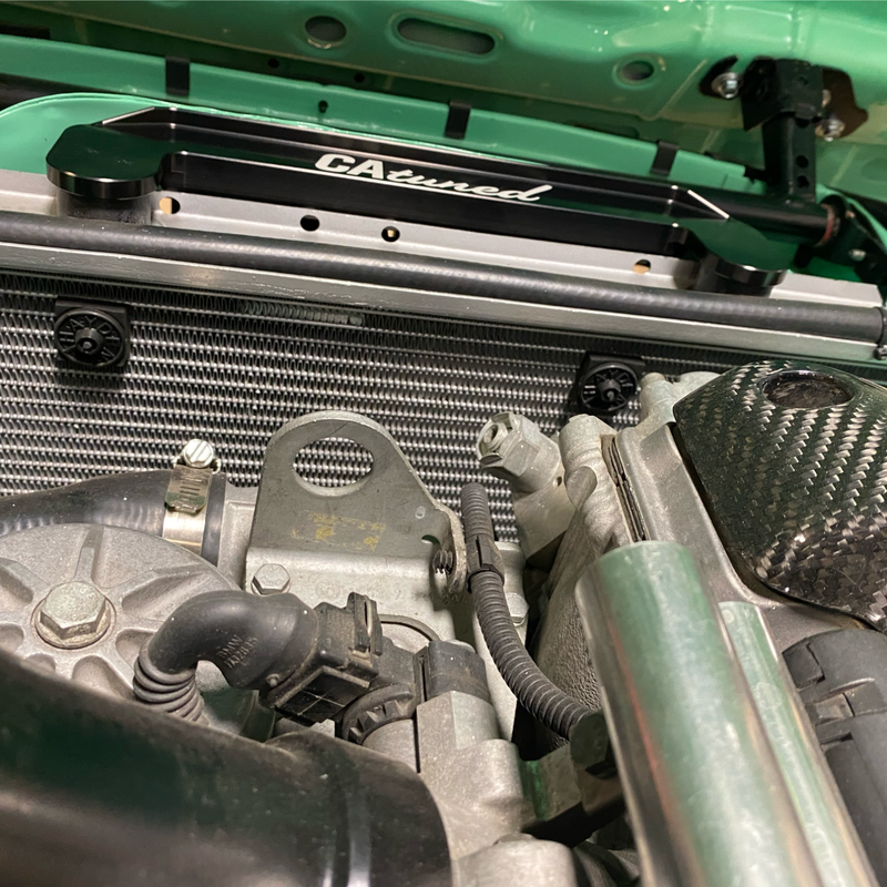 CAtuned E30 Billet Aluminum Radiator Bracket - 17111709347