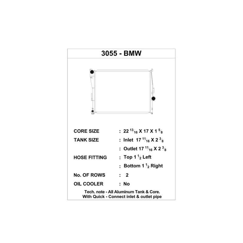 CSF E46 Aluminum Radiator