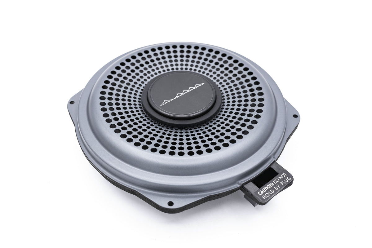 BACKORDERED - SHIPS SECOND HALF OF SEPTEMBER- RECOMMEND YOU ORDER NOW TO LOCK IN DISCOUNT AND LIMITED FUTURE INVENTORY - Bavsound Ghost BMW Underseat Subwoofer V3, 8 Ohm, Pair