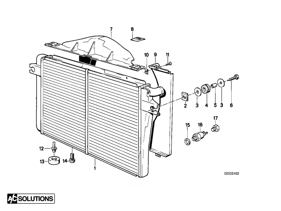 CSF High-Performance Aluminum Radiator (E28 M5) (E24 M6) (17112226018)