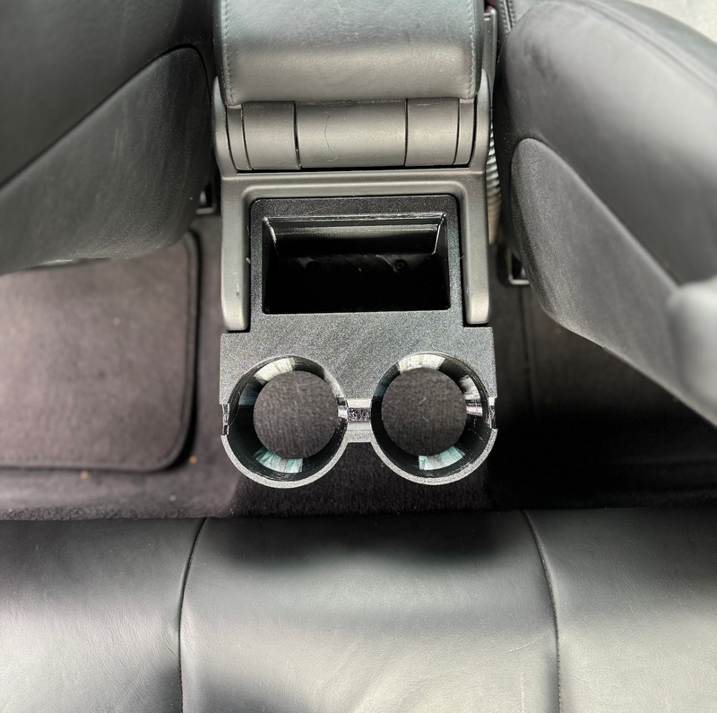 E46 Dual Rear Cupholder